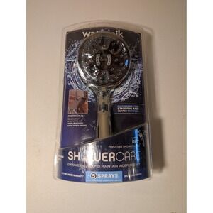 Waterpik ShowerCare Pivoting Shower Head‎ QBS-563MEB 5 Spray Settings New Sealed